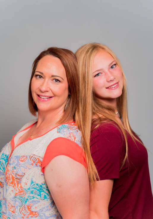 Smiling Patients (Mom and Daughter)